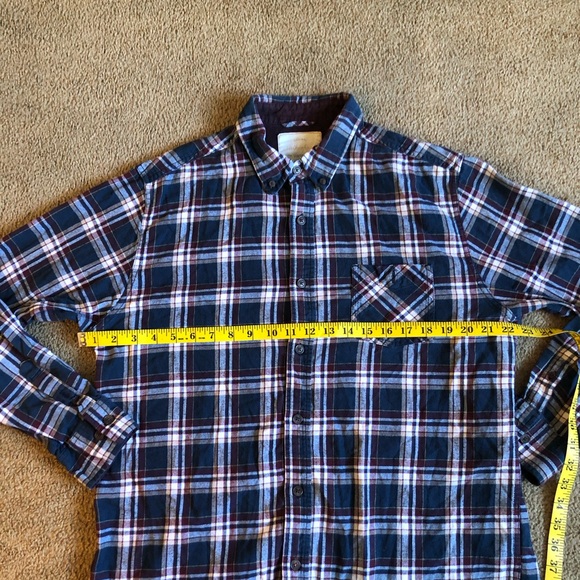 Weatherproof Vintage men’s flannel large plaid pattern Longsleeve casual button - Picture 8 of 8